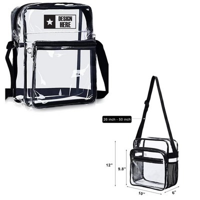 PVC Clear Crossbody Sling Bag