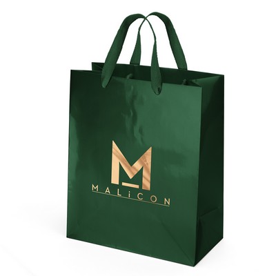 Emerald™ - Gloss Eurotote - Foil Print (10" x 5" x 12")